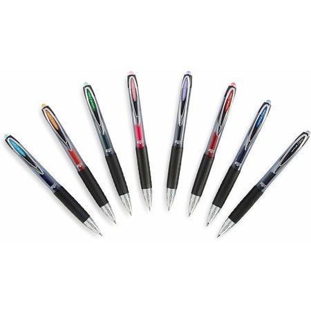 Uni-Ball Gel Pens, Retractable, Nonrefillable, 0.7mm, 12/DZ, RD Ink PK UBC33952